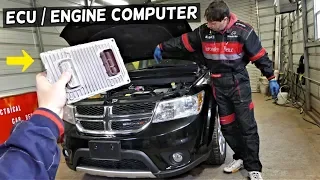 DODGE JOURNEY ECU ENGINE COMPUTER REMOVAL REPLACEMENT | FIAT FREEMONT