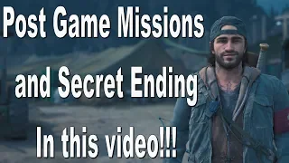 Days Gone Post Game Missions and Secret Ending