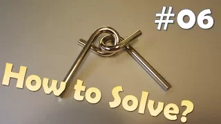 Can you solve this brain teaser? Metal puzzle solution - Part 6 - "P" Shape