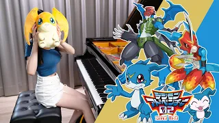 Digimon 02 Evolution Theme「Break Up!」Ru's Piano Cover | Digimon Adventure OST