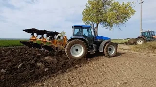 🇮🇹 EP.172 New Holland TM 135 con Aratro WARRIOR | ARATURA 2023 | PLOUGHING 2023.