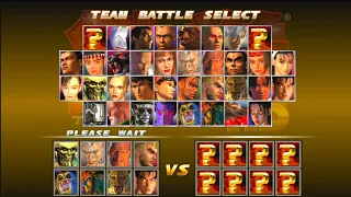 Tekken tag tournament HD Team battle mode gameplay