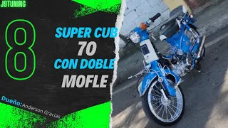 SÚPER CUB 70CC CON DOBLE MOFLE