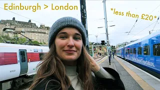 Exploring Edinburgh & first time taking the Lumo train