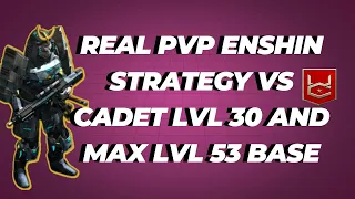War Commander Attack And Defense Real pvp Enshin Strategy vs Cadet lvl 30 And Max lvl 53 Base