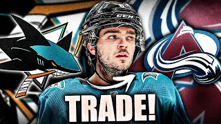 SHARKS & AVALANCHE MAKE A TRADE: RYAN MERKLEY TO COLORADO (Jacob MacDonald, Martin Kaut, Matt Nieto)