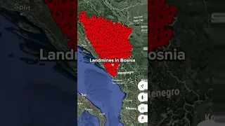 Landmines in Bosnia 💀 #shorts #countries #memes