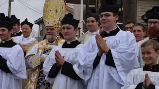 Seminarians take the Cassock Ceremony