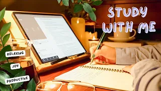 🌿 4-HOUR STUDY MUSIC PLAYLIST/ Relaxing Lofi / Cozy Evening Deep Focus Pomodoro Timer/ Study With Me