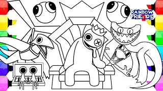 Rainbow Friends Chapter 2 Coloring Pages / How to Color ALL New Monsters Rainbow Friends 2 / NCS