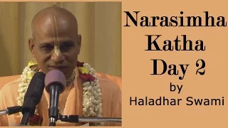 Narasimha Katha Day 2 by H.H Haladhar Swami at ISKCON Juhu on 15th May