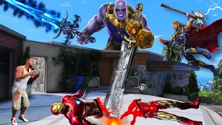 GTA 5 : Thanos Finally Killed Ironman & Attack On  Thor In GTA 5 ! GTA 5 Mods