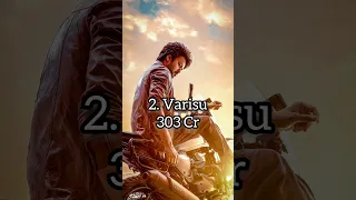 Top 5 Highest Grossing Movies Of Thalapathy Vijay 🤩 #shorts