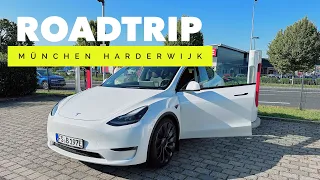 Tesla Roadtrip: München - Harderwijk (inkl. V4 SuC)