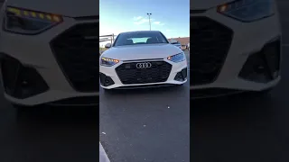 2021 Audi A4 LED headlights start/stop!! Just beautiful