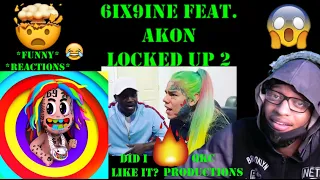 6IX9INE Feat. Akon - LOCKED UP 2 - TATTLE TALES - Official Audio - REACTION