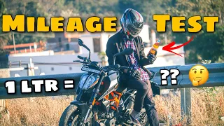 Duke 250 bs6 Mileage Test | After 3rd service | 1 ltr = ?🤔 | 2022