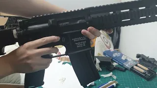 토이스타 hk416 가스건화 성공 Successful coversion of toystar hk416(air cocking gun) into GBBR