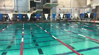 100 Back Winter Intrasquad - 52.7 (orange cap)