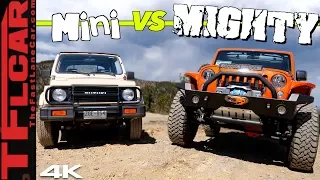 Big vs Small: Can a Suzuki Samurai Keep up with a Lifted Wrangler When the Going Gets Sketchy?