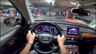 Audi A8 Night | POV Test Drive #495 Joe Black