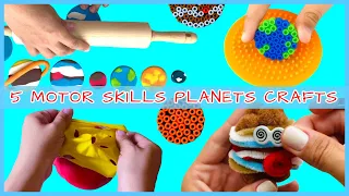 5 DIY Craft Planets Projects Compilation for kids | FOR KIDS Develop and improve FINE MOTOR SKILLS