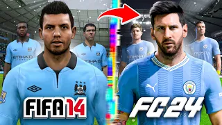 I Rebuild Manchester City From FIFA 14 to FC 24!