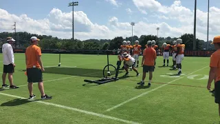 Tennessee Vols football practice Aug. 7, 2019