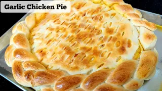 Garlic Chicken Pie Recipe in Tamil with English Subtitles || சிக்கன் பை ||