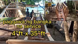 paggawa ng bangka na service 4ft x 35ft