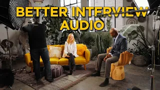 Better Interview Audio | How to Mic Up 2 People With Booms and Lavs