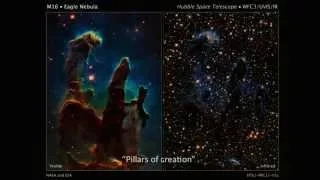 The Multiwavelength Universe: pillars of creation