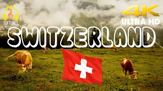 Switzerland 4K - Places to visit in Switzerland - 4K UltraHD with relaxing music - Softunes