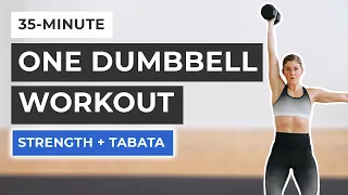 35-Minute Full Body Dumbbell Workout (One Dumbbell)