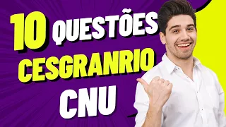 CONCURSO NACIONAL UNIFICADO -  ADMINISTRATIVO -  PRINCIPIOS - QUESTOES CESGRANRIO