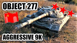 WoT Object 277 Gameplay ♦ Aggressive 9k ♦ Heavy Tank Review