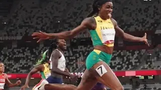 Elaine Thompson Herah  wins 200m finals 21.53 Tokyo Olympics #Shorts