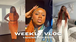 VLOG! Vacation Try-On Haul And Prep | Getting Fulani Braid + Basic Maintenance | Chev B Vlogs.