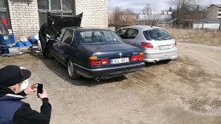 E32 m30b35 Turbo, exhaust test.