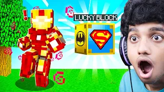 SUPERHERO LUCKY BLOCKS IN MINECRAFT