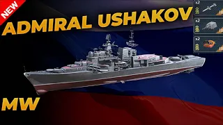 Russian Destroyer Admiral Ushakov  Atmaca And Pumpkin Launcher  Modern Warships