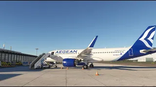 MSFS | Germany Tour 9 | Friedrichshafen - Hannover | A320neo | Aegean Airlines