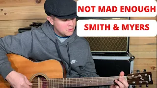 How to play Not mad enough guitar tutorial