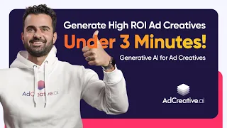 GET A High ROI in Under 3 Minutes with Generative AI for Ad Creatives!