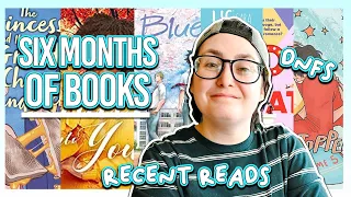 every book i read in the last SIX months | recent reads