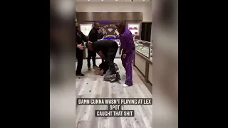 Rapper Gunna Security WWE SLAMMED a fan in jewelry store