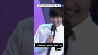 Lee Min Ho Height Real Life VS In the Drama