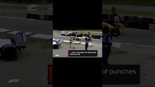 El incidente entre Nelson Piquet y Eliseo Salazar durante el #GermanGP #f1shorts