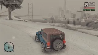 GTA : San Andreas Winter/Snow MOD  2021 (PC) + Realistic Mod & Graphic HD