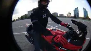 Learn to ride a motorcycle ninja 250 in 20 min